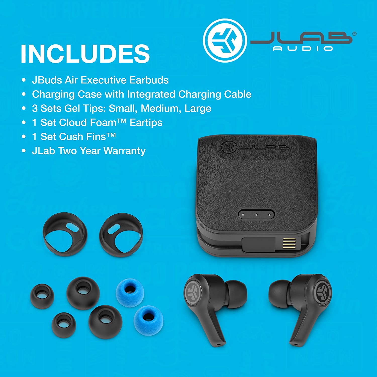 JBuds Air Executive True Wireless Earbuds Black