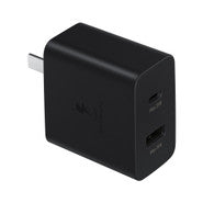 Duo Travel Adapter Wall Charger 35W with A and USB-C Ports Black
