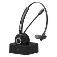 M97 Bluetooth Over-Head Earphone with Charging Dock Black