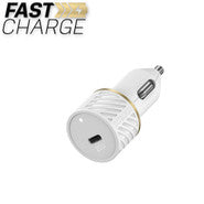 Fast Charge PD Car Charger USB-C 20W Cloud Dust (White)