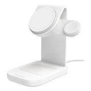 Wireless 15W Charging Station with MagSafe White