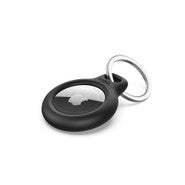 Secure Holder with Key Ring Black for AirTag