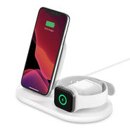 BOOSTCHARGE 3-1 Wireless Charger for iPhone + Apple Watch + AirPods 7.5W White