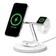 BOOSTCHARGE PRO 3-in-1 Wireless Charger with MagSafe White 15W
