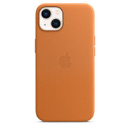Leather Case with MagSafe Golden Brown for iPhone 13