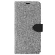 2 in 1 Folio Case Gray-Black for Samsung Galaxy S22
