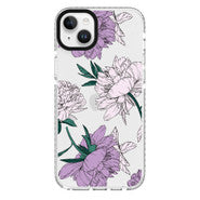 Elita Clear Print Floral Case Lavender for iPhone 14 Plus
