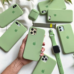 ins liquid silicone phone case 11 Apple XS liquid silicone phone case all-inclusive for Apple iPhone12 ProMax female XR for 8plus