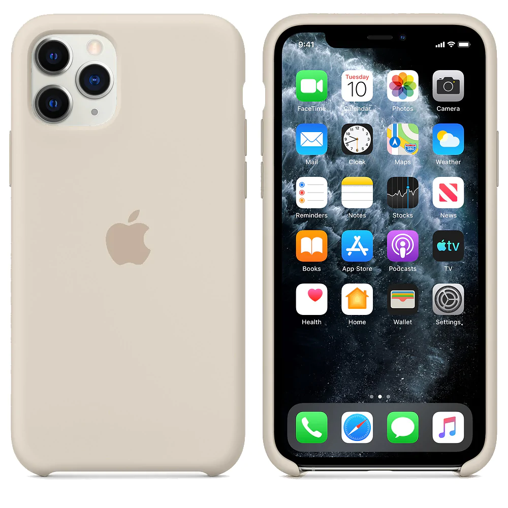 Liquid Silicone Mobile Phone Case All-Inclusive For Apple 13promax Protective Cover iPhone12 Anti-Fall 11promax (Stone)