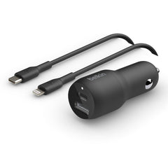 Car Charger BOOSTCHARGE Dual with PPS 37W Black