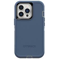 Defender Protective Case Blue Suede Shoes for iPhone 14 Pro