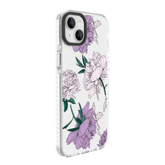 Elita Clear Print Floral Case Lavender for iPhone 14/13