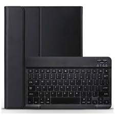 Folio Case with Bluetooth Keyboard Black for Samsung Galaxy Tab S7 FE