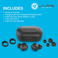 JBuds Air True Wireless Headsets + Charging Case