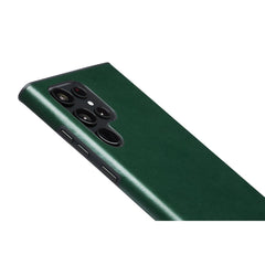 Leather Case Racing Green for Samsung Galaxy S22 Ultra