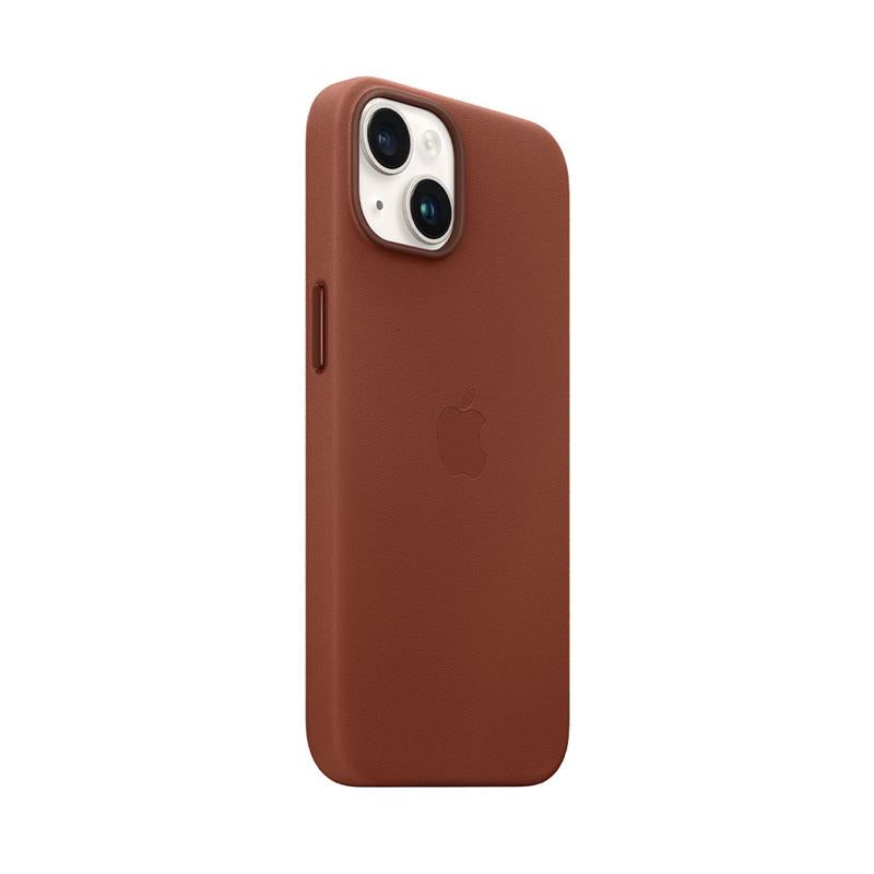 Leather Case with MagSafe Umber for iPhone 14 Plus