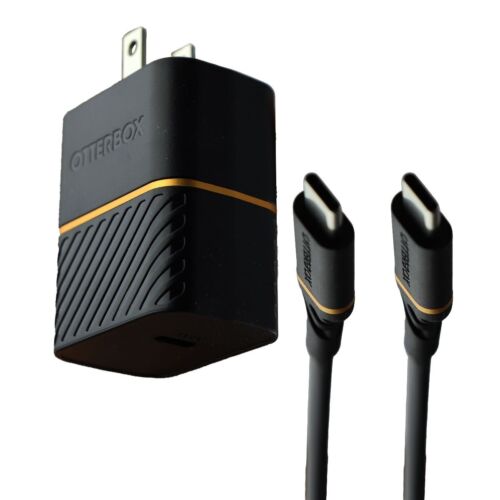 Power Delivery 18W Wall Charger USB-C with USB-C Cable 4ft Black