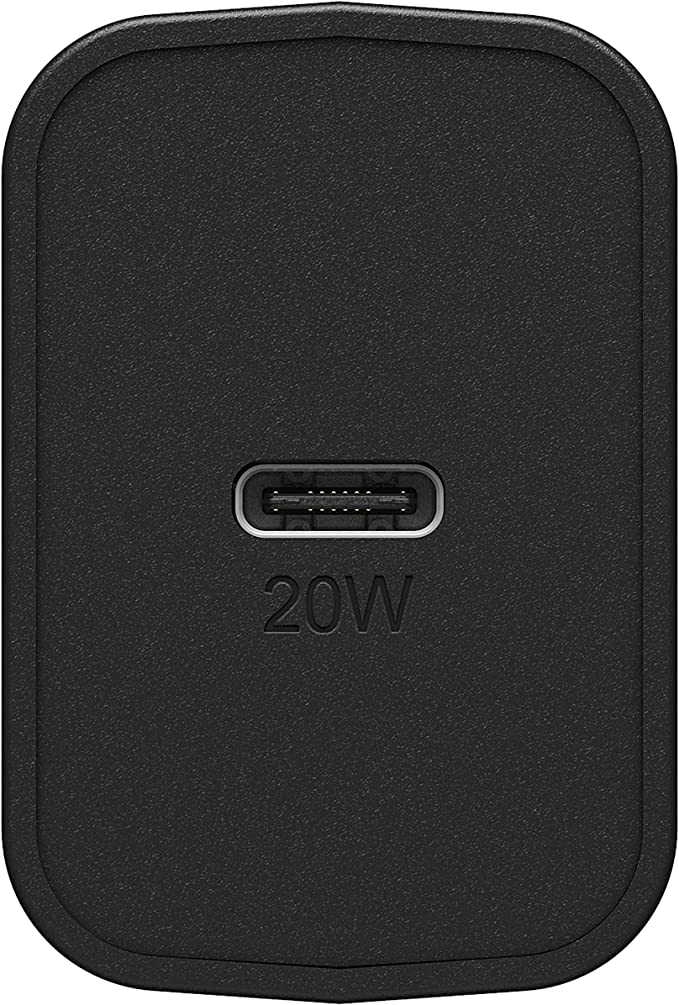 Premium Fast Charge Power Delivery Wall Charger 20W with USB-C 3.3ft Black