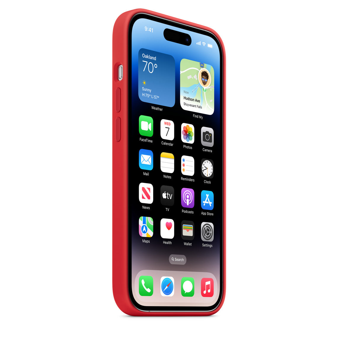 Silicone Case with MagSafe (PRODUCT)RED for iPhone 14 Pro Max