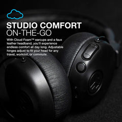 JLab Audio - Studio Bluetooth Wireless On-Ear Headphone Black