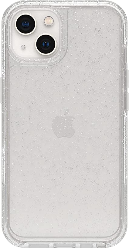 Symmetry+ Clear Protective Case with MagSafe Silver Flake for iPhone 13