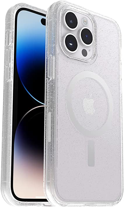 Symmetry+ for MagSafe Clear Protective Case Stardust (Silver) for iPhone 14 Pro Max