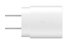Travel Adapter with USB-C to C Cable 25W White