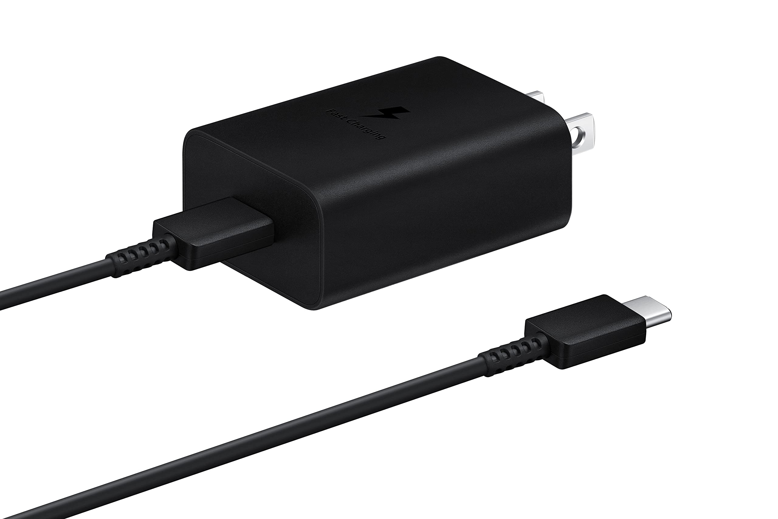 Wall Charger with USB-C to USB-C Cable 15W Black