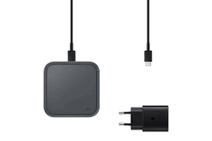 Wireless Charger Single with Wall Charger 15W Black